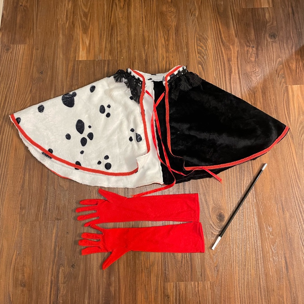 Cruella De Vil costume, one size